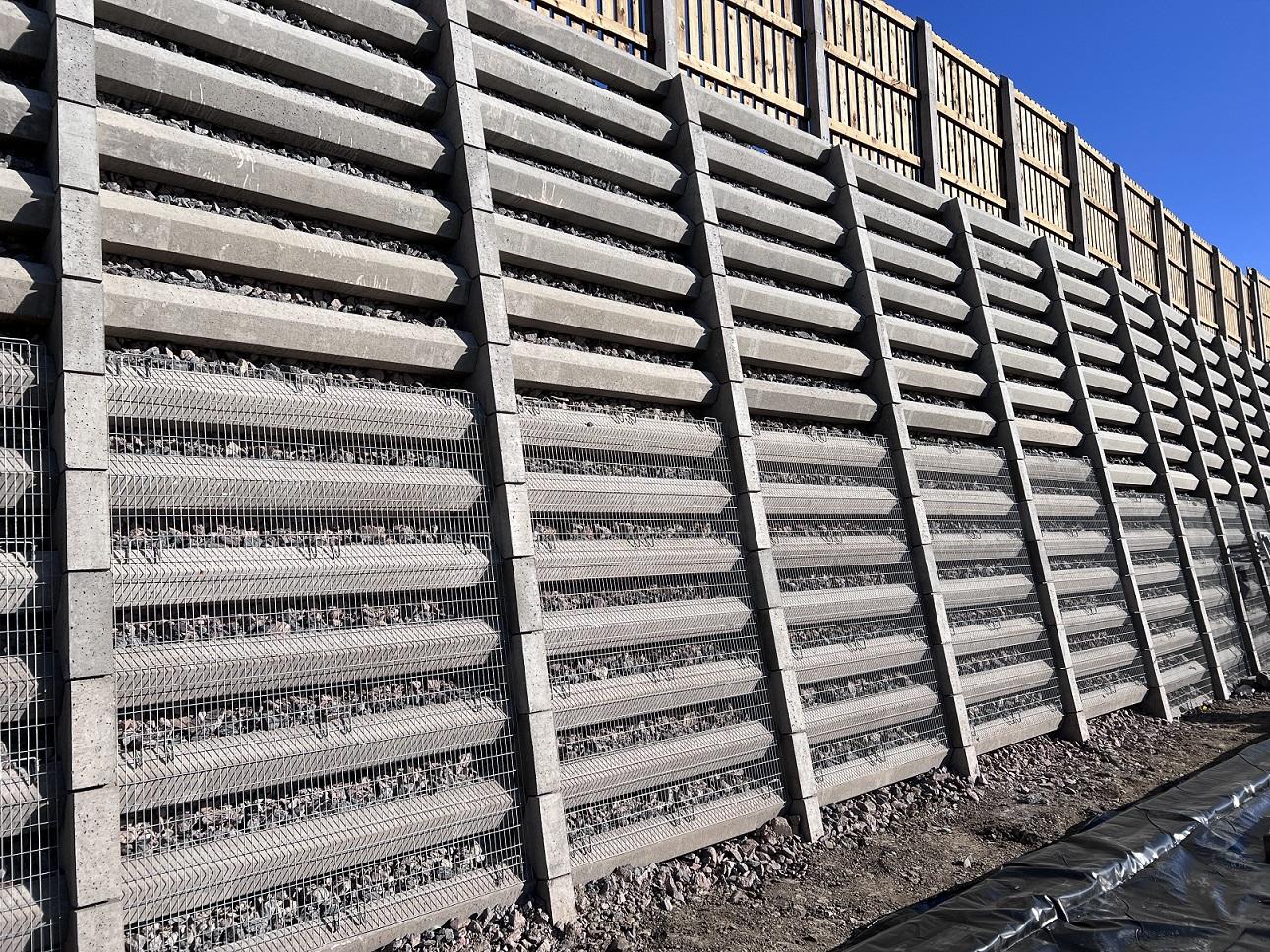 Andacrib Concrete Crib Retaining Wall