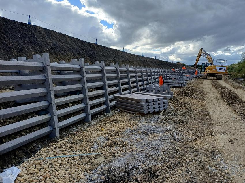 Andacrib concrete crib retaining wall